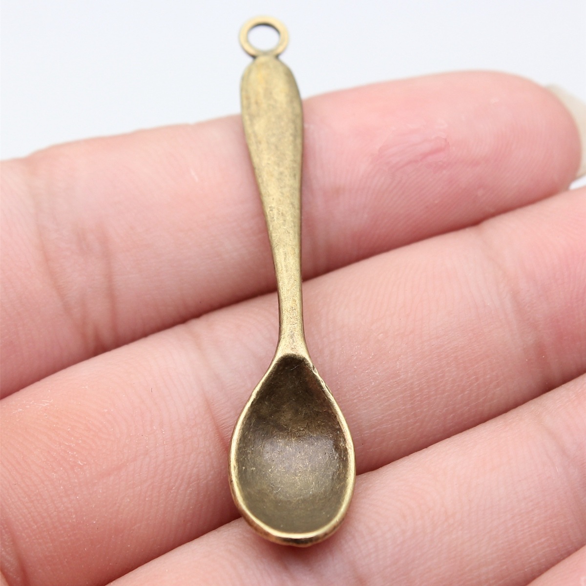 Vintage Jewelry Collection - 10pcs 54x11mm 5 Colors Spoon Charms