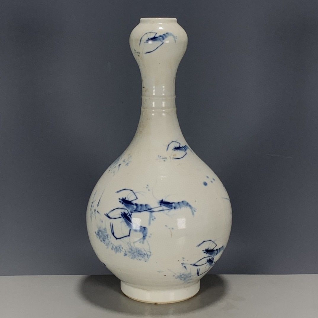 Vintage Collectible Pottery - Hongxian Reign Style Underglaze Blue White