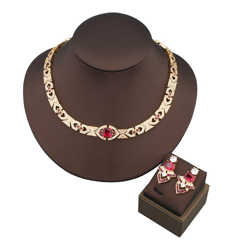 Vintage Collectible Jewelry - Designer Collection Style Stud Earrings Necklace