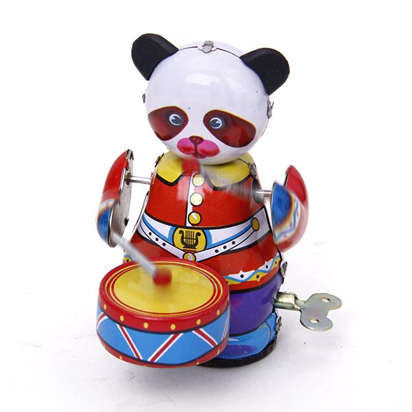 Wind Up Clockwork Panda Drumme - огляд і ціна Vintage Collectible Toys