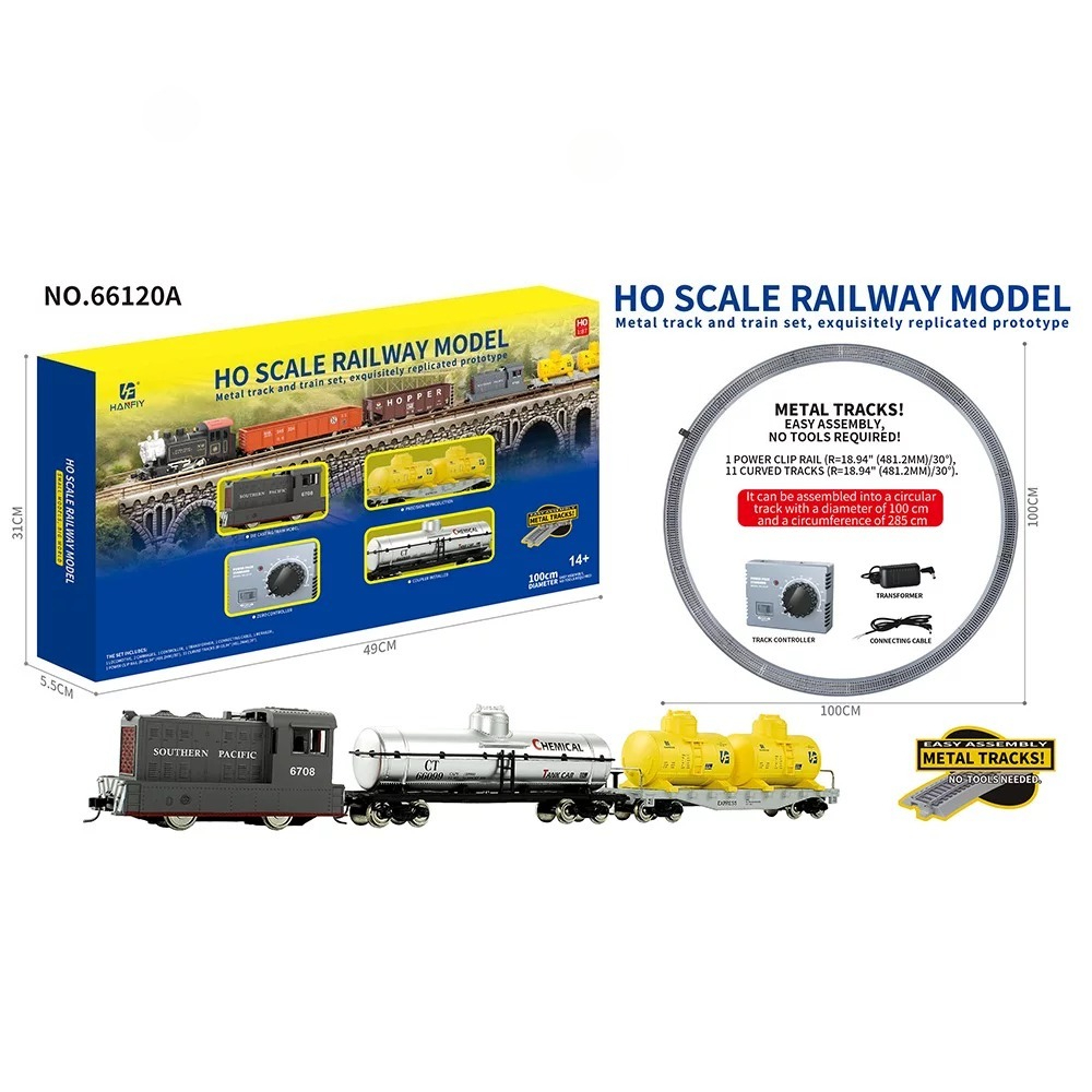 HO Scale Metal Rail Train Mode - огляд і ціна Vintage Collectible Toys