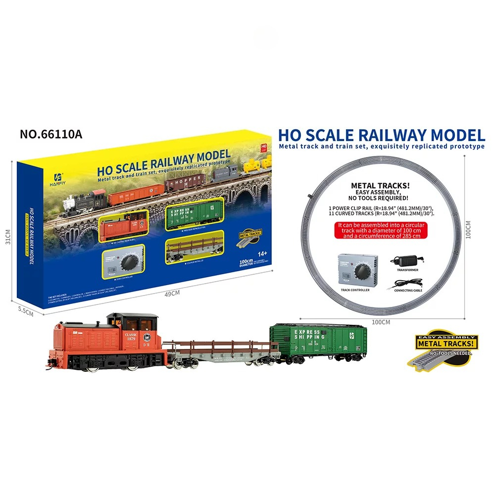 HO Scale Metal Rail Train Mode - огляд і ціна Vintage Collectible Toys