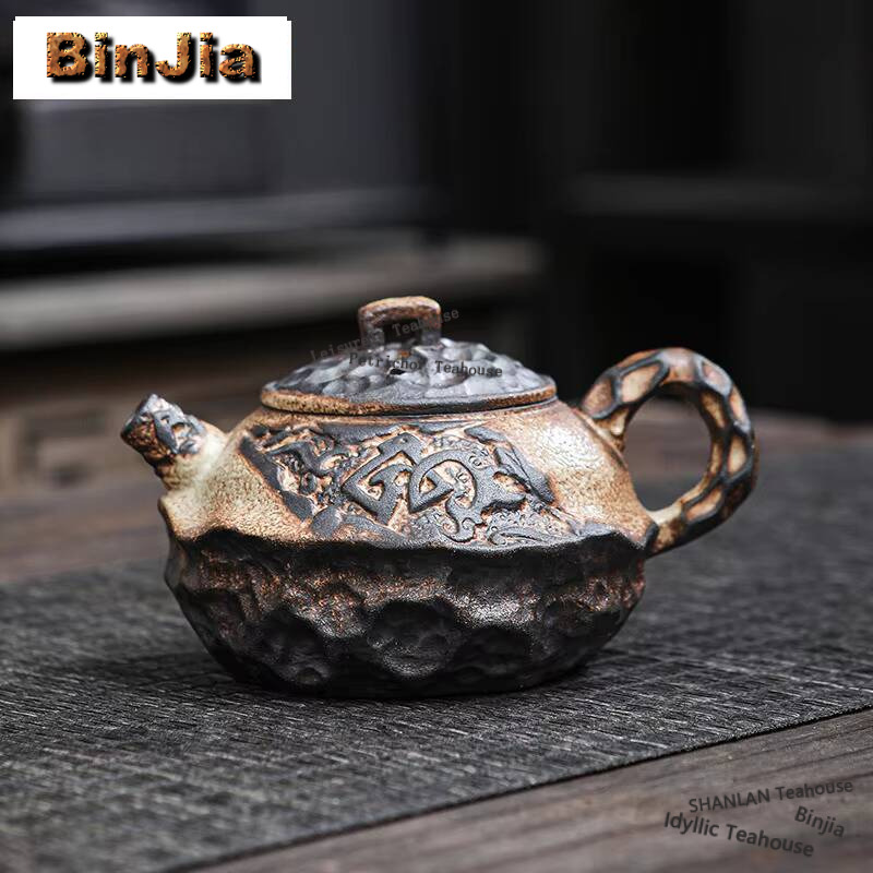 Japanese Old Rock Mud Teapot V - огляд і ціна Vintage Collectible Pottery