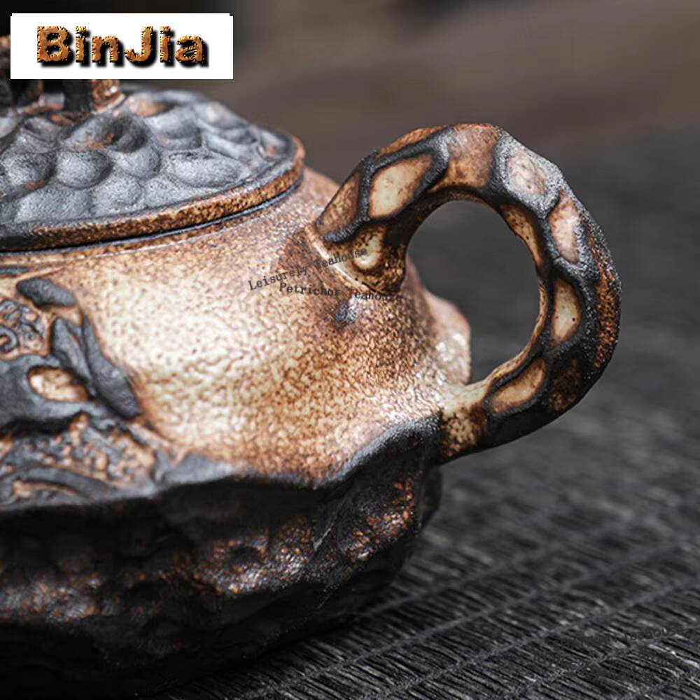 Japanese Old Rock Mud Teapot V - огляд і ціна Vintage Collectible Pottery