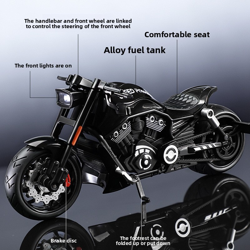 Simulation 1:10 Alloy Harley V - огляд і ціна Vintage Collectible Toys