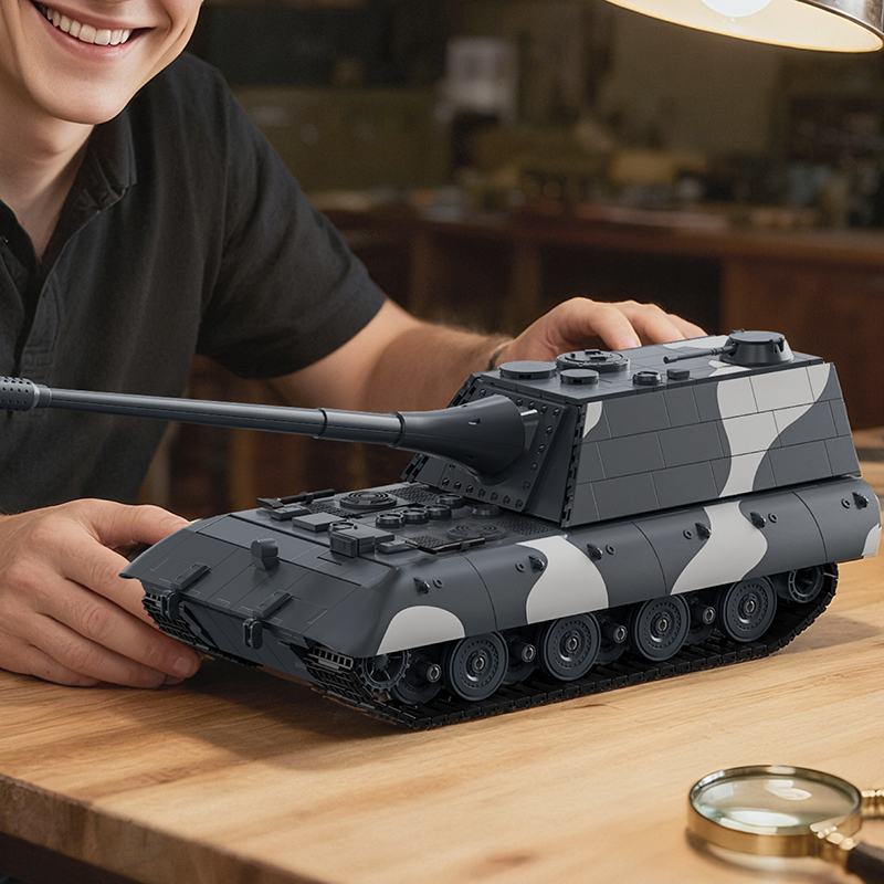 1836pcs MOC adult E-100 Tank D - огляд і ціна Vintage Collectible Toys