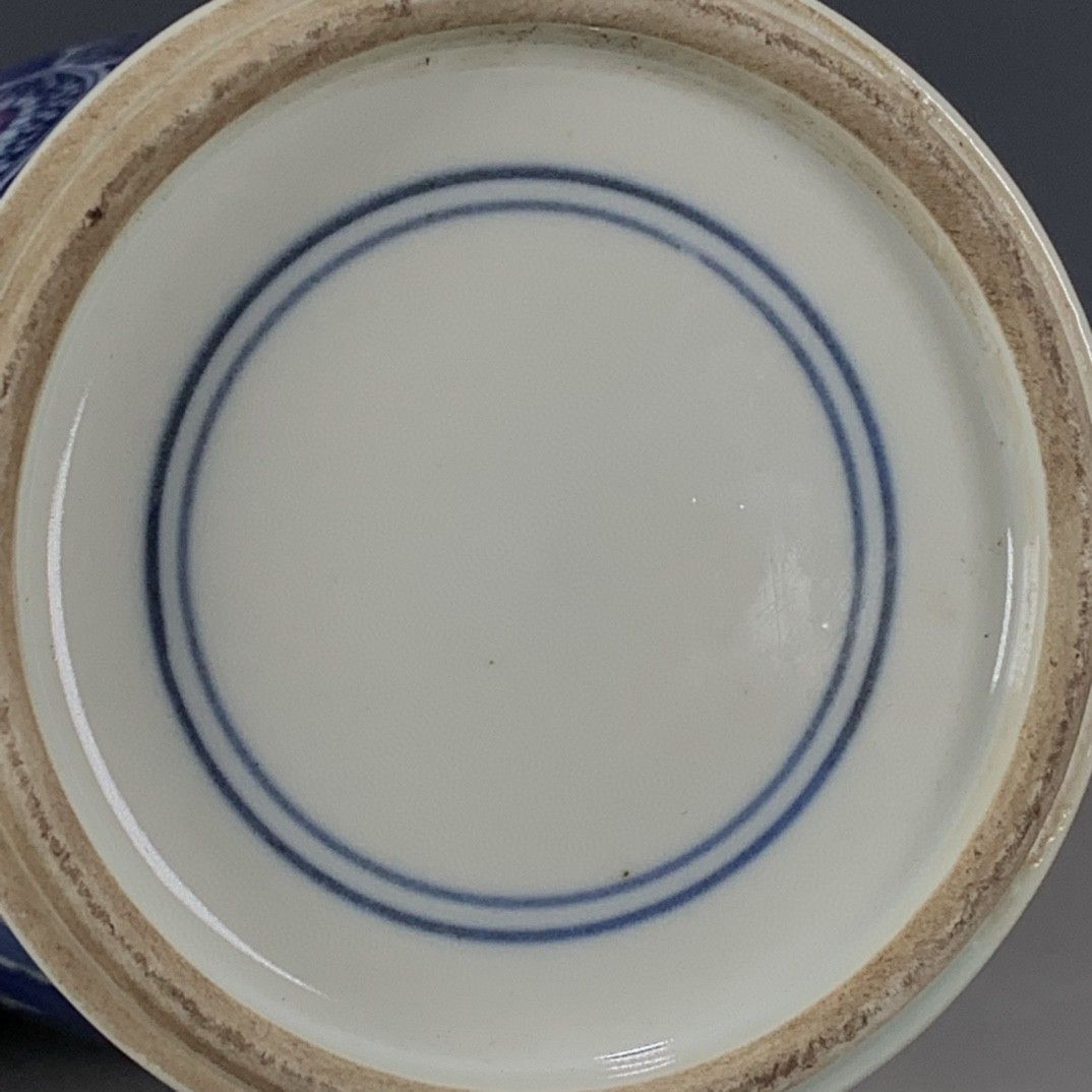 Vintage Chinese Blue White Plu - огляд і ціна Vintage Collectible Pottery