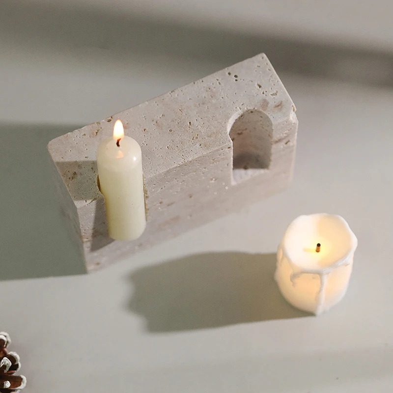 2 Holes Marble Taper Candle Ho - огляд і ціна Collectible Vintage Matches