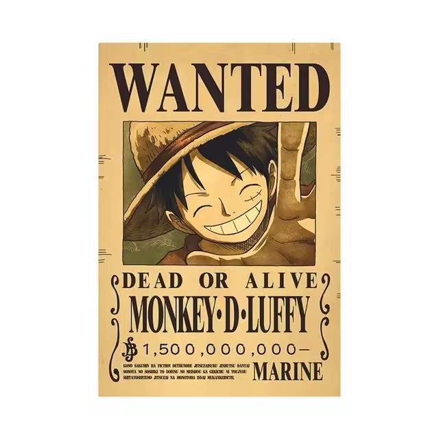 Anime One Piece Bounty Wanted  - огляд і ціна Vintage Collectible Toys