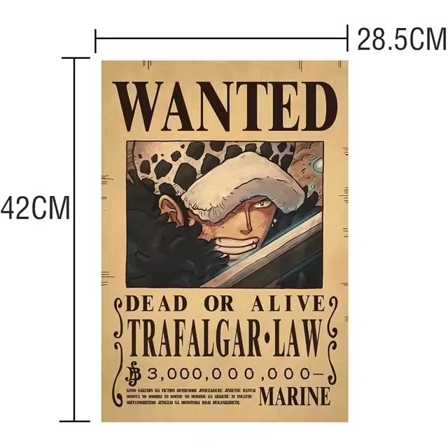 Anime One Piece Bounty Wanted  - огляд і ціна Vintage Collectible Toys