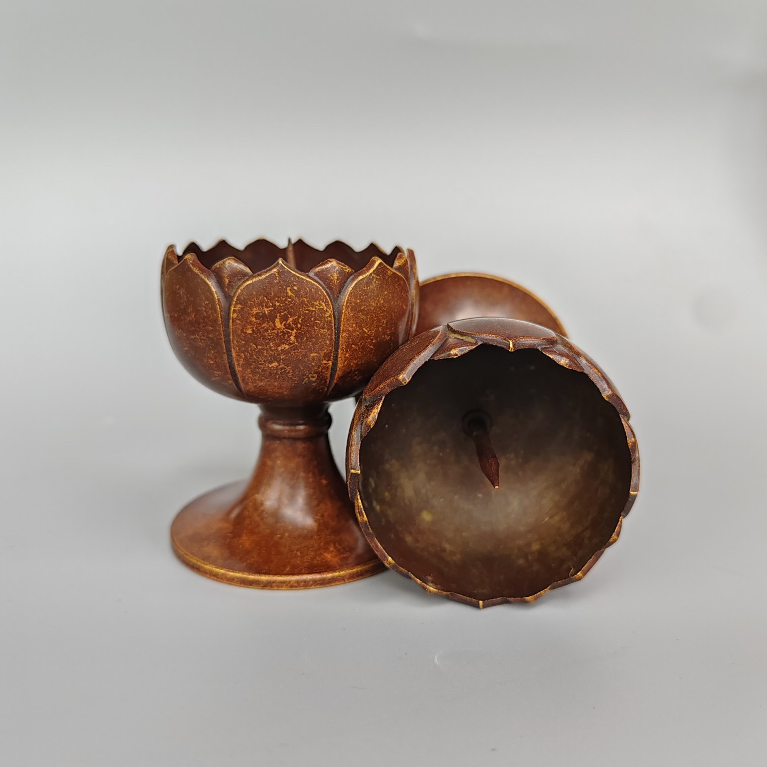 2Pcs Vintage Pure Brass Cups C - огляд і ціна Collectible Vintage Matches