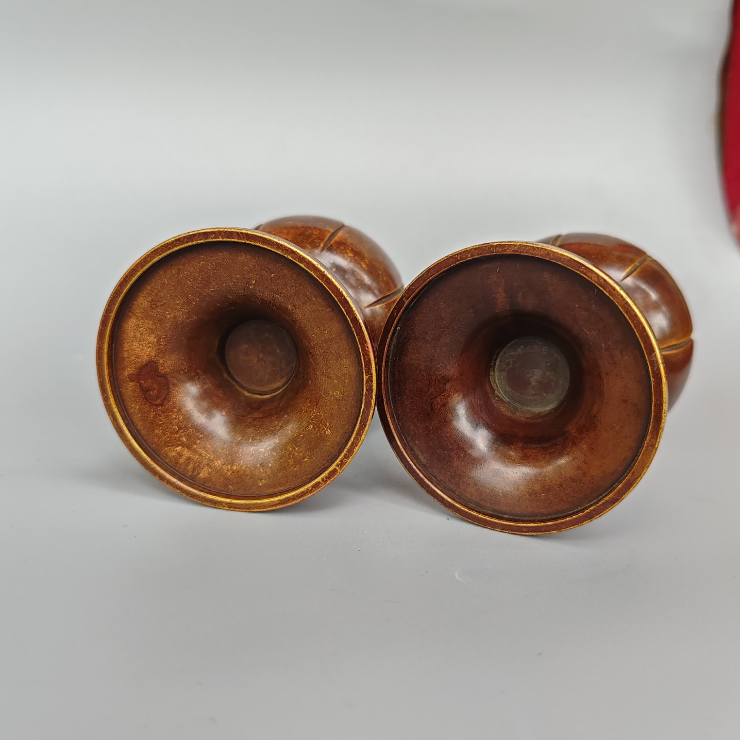 2Pcs Vintage Pure Brass Cups C - огляд і ціна Collectible Vintage Matches