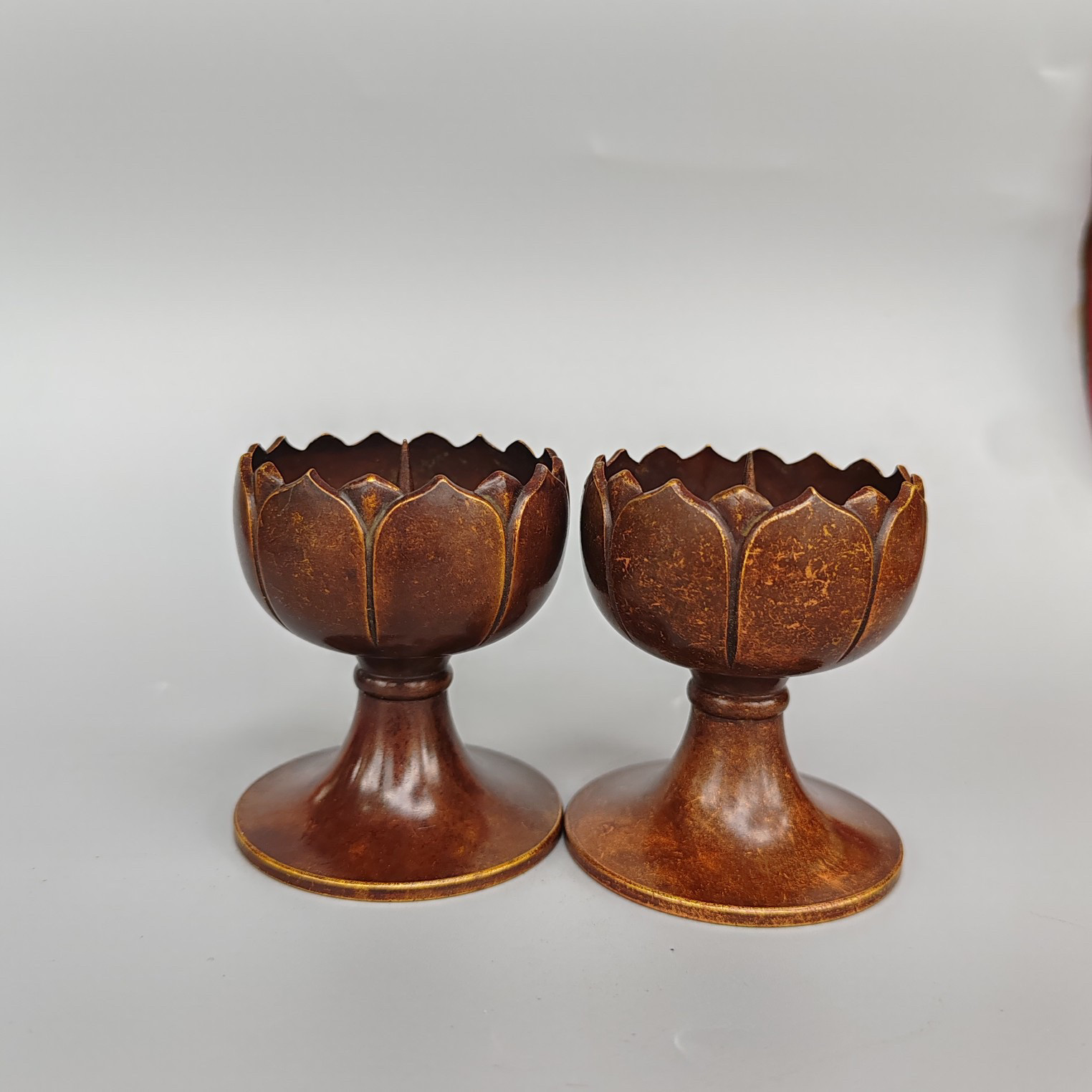 2Pcs Vintage Pure Brass Cups C - огляд і ціна Collectible Vintage Matches