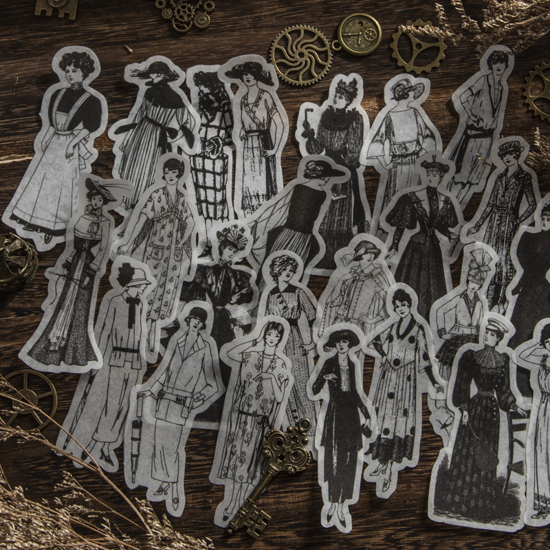 1pack/100pcs Vintage Black Whi - огляд і ціна Vintage Toys Collection