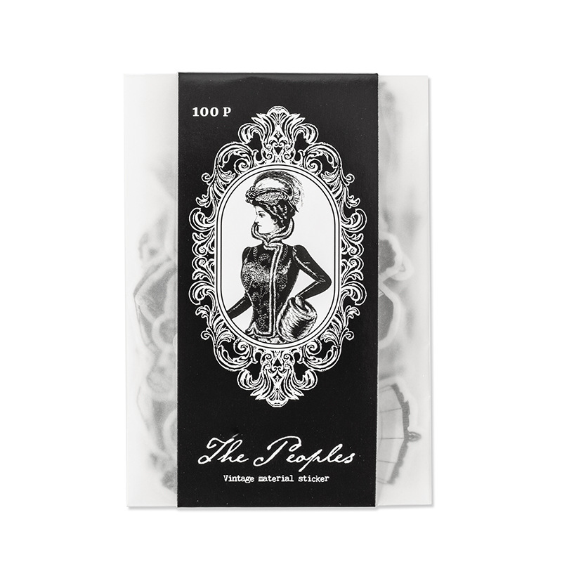 1pack/100pcs Vintage Black Whi - огляд і ціна Vintage Toys Collection
